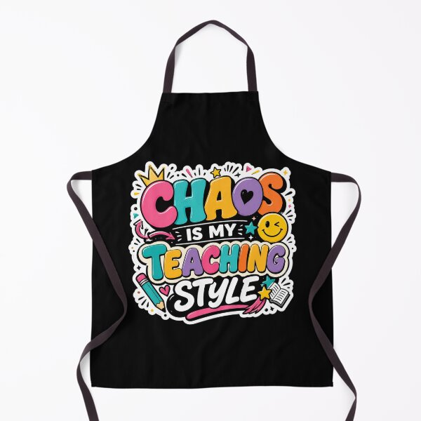 Item preview, Chaos Is My Teaching Style Funny Teacher Sticker designed and sold by FestivityFinds.