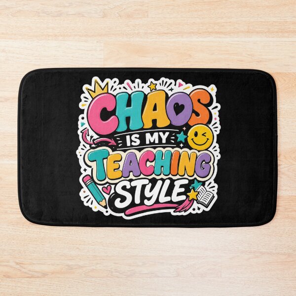 Item preview, Chaos Is My Teaching Style Funny Teacher Sticker designed and sold by FestivityFinds.