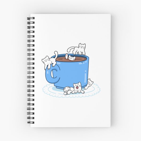 Item preview, Mellow Cat Mini Mellows Cute Hot Chocolate Mug Design designed and sold by LeonaTeeArt.