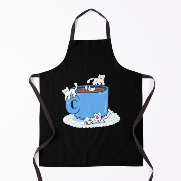 Item preview, Mellow Cat Mini Mellows Cute Hot Chocolate Mug Design designed and sold by LeonaTeeArt.