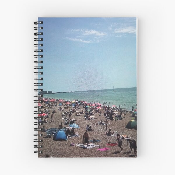 Item preview, Crowded Beach on a Sunny Day designed and sold by Karinouthuys.