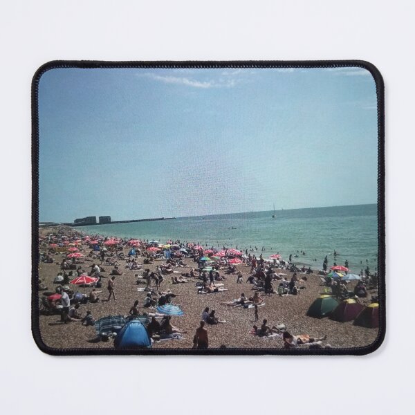 Item preview, Crowded Beach on a Sunny Day designed and sold by Karinouthuys.