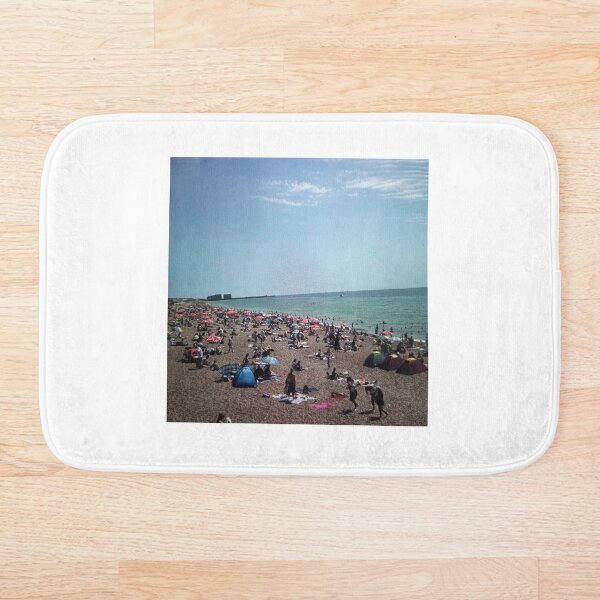 Item preview, Crowded Beach on a Sunny Day designed and sold by Karinouthuys.