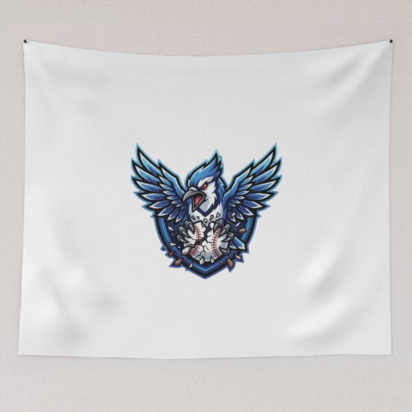 Item preview,  Furious Blue Jay Baseball Mascot Design | Toronto Bird Power Logo designed and sold by Pandora´s Box.