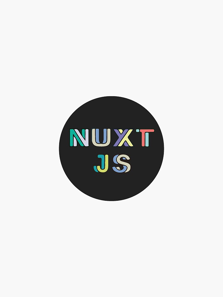 Nuxt Js Black (Small) by krutie