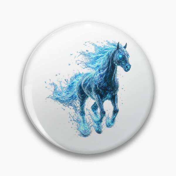 Item preview, AquaStorm Mane: The Galloping Water Stallion designed and sold by BlissBlvdShop.