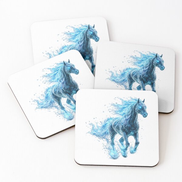 Item preview, AquaStorm Mane: The Galloping Water Stallion designed and sold by BlissBlvdShop.