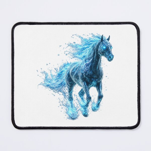 Item preview, AquaStorm Mane: The Galloping Water Stallion designed and sold by BlissBlvdShop.
