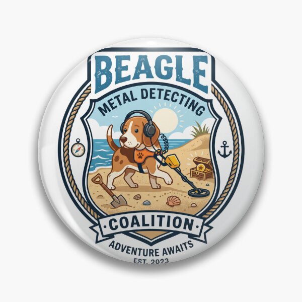 Item preview, Beagle Metal Detecting Coalition Treasure Hunter Scanner designed and sold by PictoVibe.