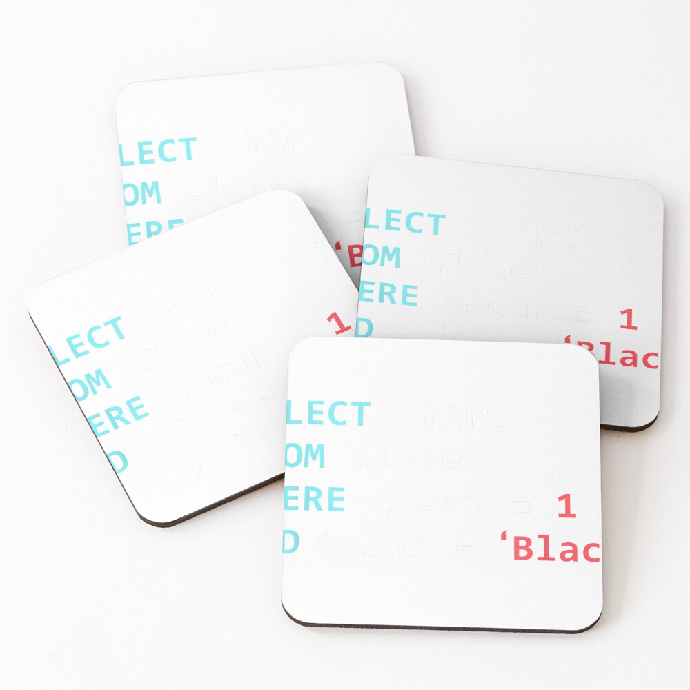 Item preview, Coasters (Set of 4) designed and sold by SavsMerch.