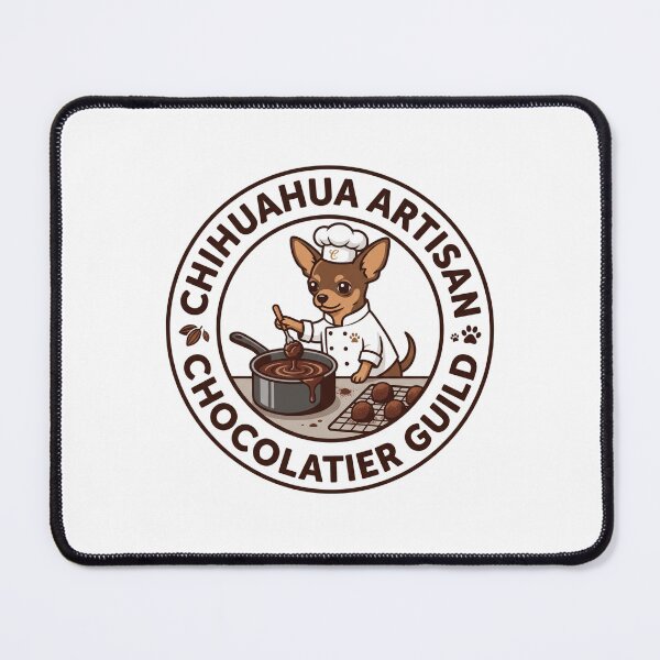 Item preview, Chihuahua Artisan Chocolatier Guild Chocolate Truffle Chef designed and sold by PictoVibe.