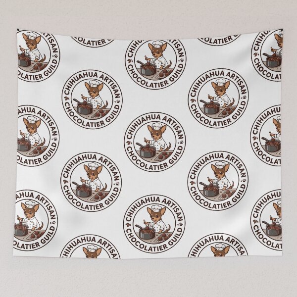 Item preview, Chihuahua Artisan Chocolatier Guild Chocolate Truffle Chef designed and sold by PictoVibe.