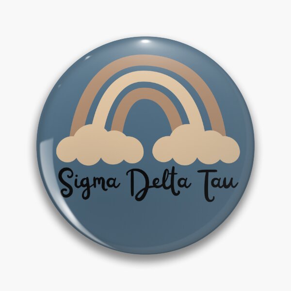 Item preview, Sigma Delta Tau Sorority Brown Monochrome Rainbow designed and sold by JaymeOctober.