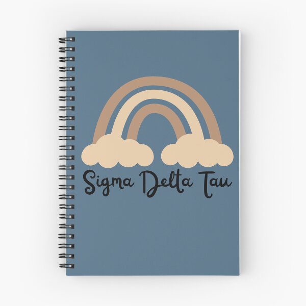 Item preview, Sigma Delta Tau Sorority Brown Monochrome Rainbow designed and sold by JaymeOctober.