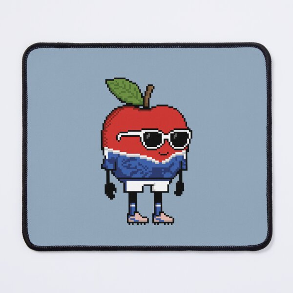 Item preview, Apple Pixel in a Soccer Uniform 5 designed and sold by White Rim Mates.