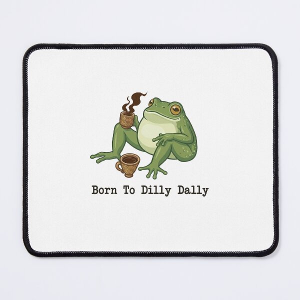 Item preview, Funny Frog  Drinking Coffee designed and sold by PontiaGudam.