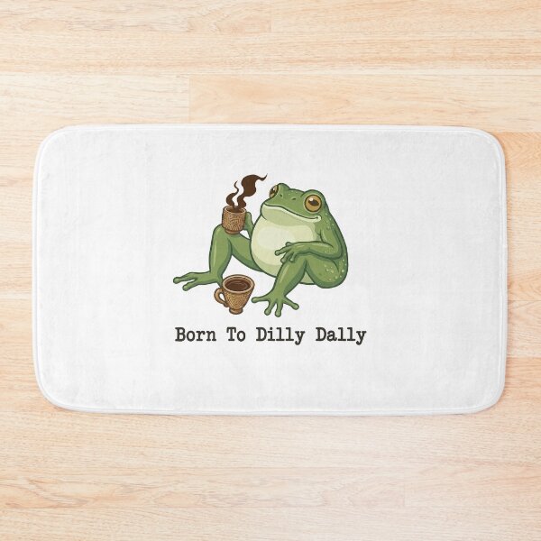 Item preview, Funny Frog  Drinking Coffee designed and sold by PontiaGudam.