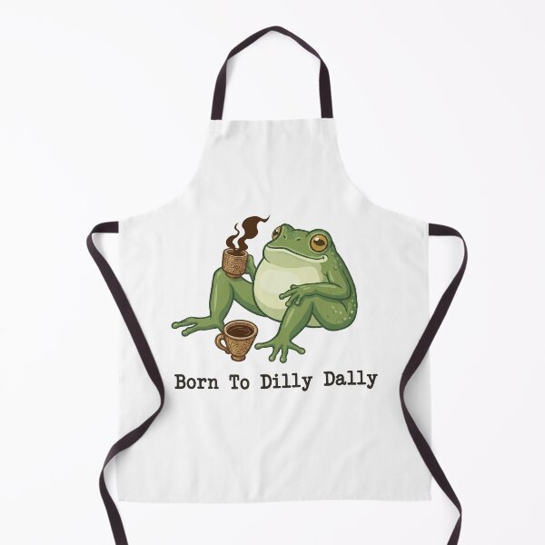 Item preview, Funny Frog Drinking Coffee designed and sold by PontiaGudam.