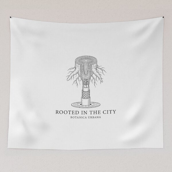 Item preview, Rooted In The City Botanical Urban Illustration T-Shirt designed and sold by VintryOff.