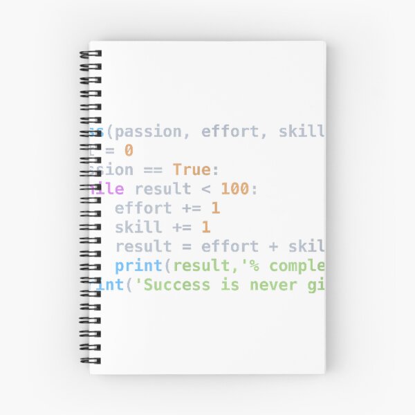 Item preview, Python Code T-Shirt Programing Success Syntax T-Shirt designed and sold by JJLetterDesigns.