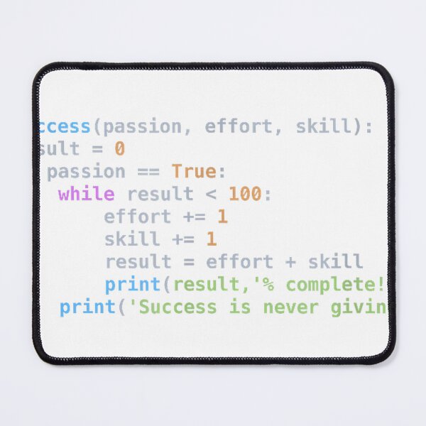 Item preview, Python Code T-Shirt Programing Success Syntax T-Shirt designed and sold by JJLetterDesigns.