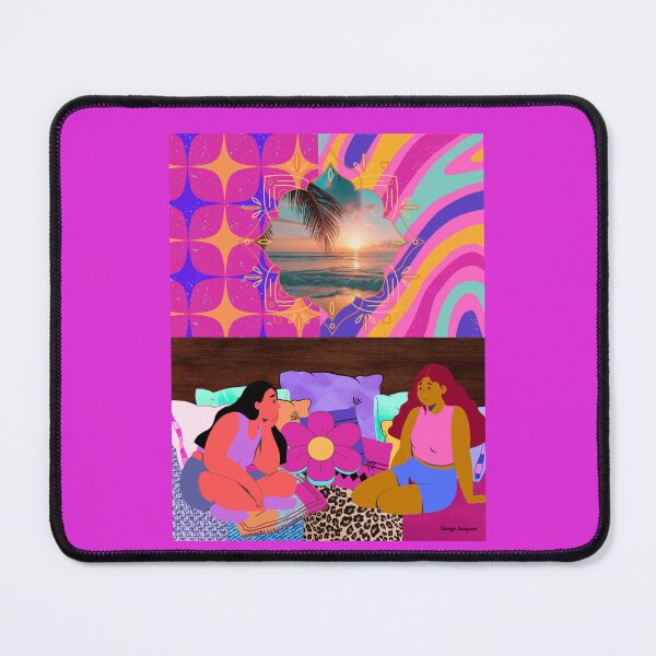 Item preview, Pink Groovy Hangout  designed and sold by artbyomega.