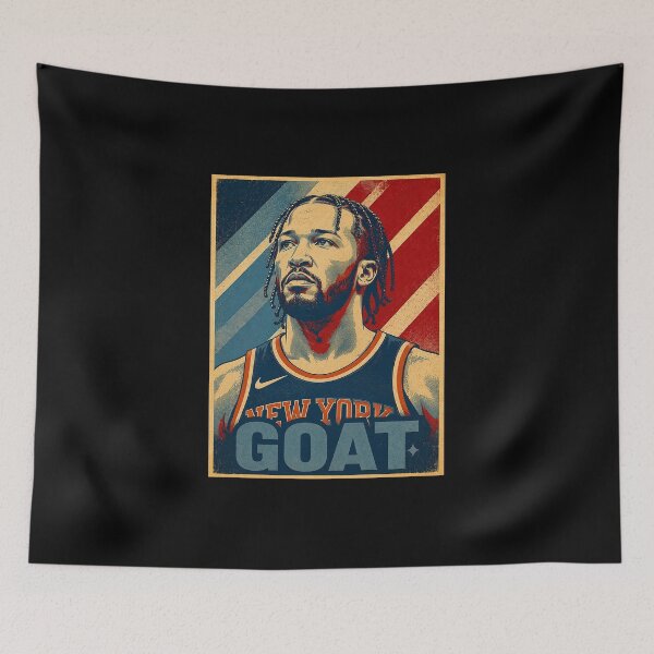 Item preview, Jalen Brunson - G.O.A.T Typography designed and sold by delacerdaan.