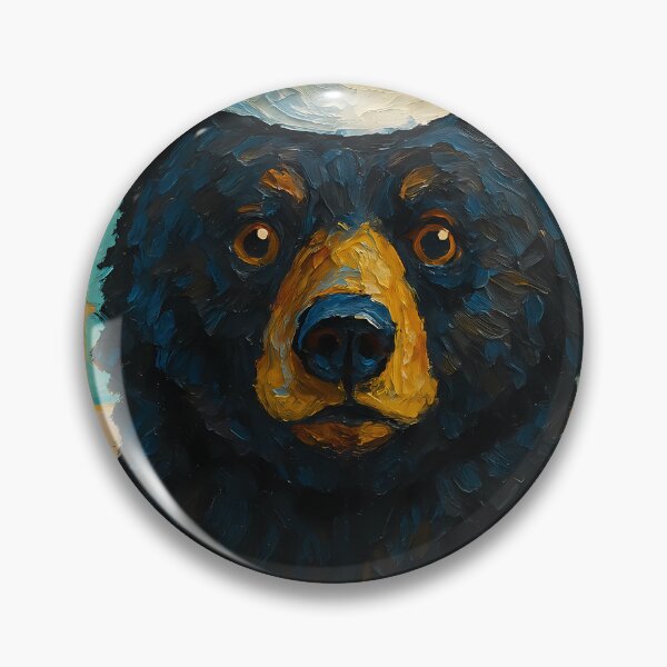 Item preview, Abstract Painting of Bear Balancing Act | Whimsical Cute Bear Illustration | Colorful Modern Woodland Animal Wall Art Print designed and sold by PaintedPixels01.
