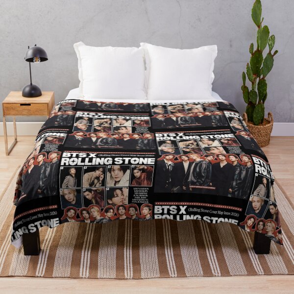 Item preview, BTS Rolling Stone Vintage Cover Edit designed and sold by moamaxshop.