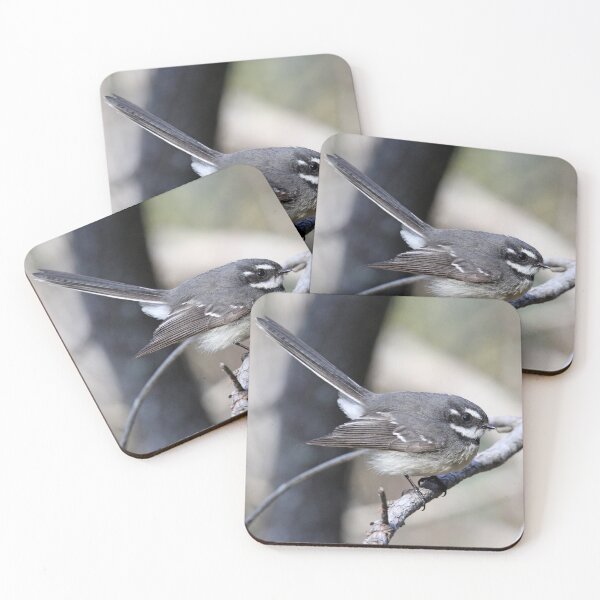 Item preview, Grey Fantail Perched On A Tree Branch designed and sold by 27Tammy27.