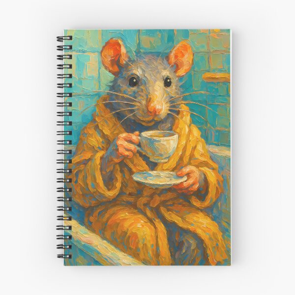 Item preview, Abstract Painting of Whimsical Tea Time | Charming Cozy Animal Tea Party Illustration | Colorful Modern Cottagecore Wall Art Print designed and sold by PaintedPixels01.