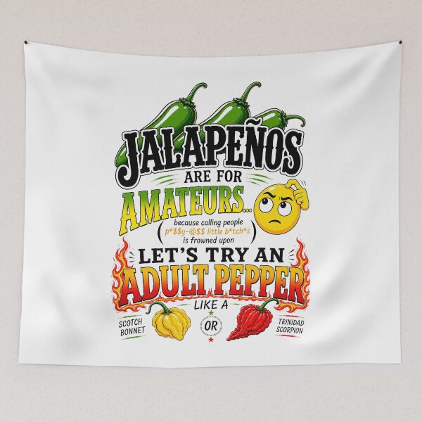Item preview, Los jalapeños son para aficionados [Versión explícita] designed and sold by Jessie Slamwhorella.