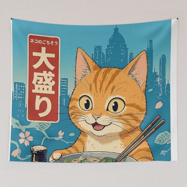 Item preview, Cat Ramen designed and sold by Dabbah Studio.
