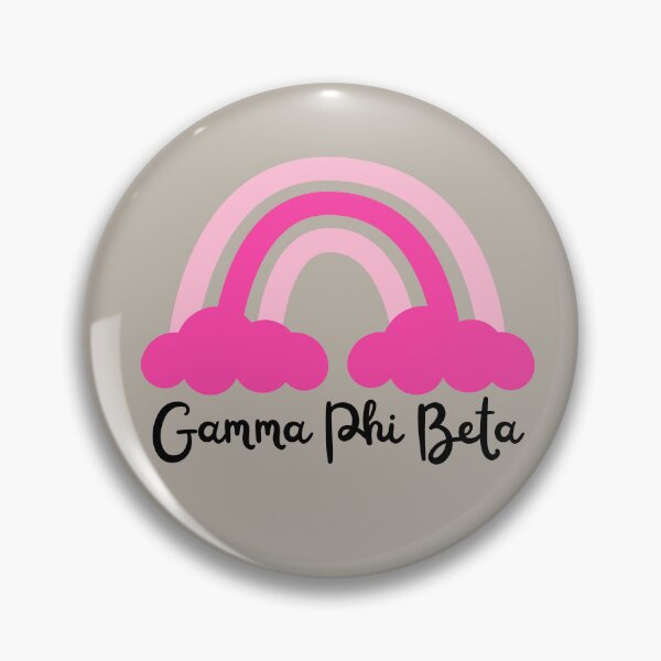 Item preview, Gamma Phi Beta Sorority Pink Monochrome Rainbow designed and sold by JaymeOctober.