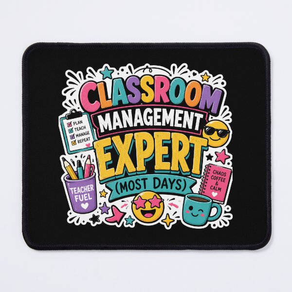 Item preview, Classroom Management Expert (Most Days) Sticker | Funny Teacher Sticker For Laptops, Water Bottles & Teachers designed and sold by FestivityFinds.