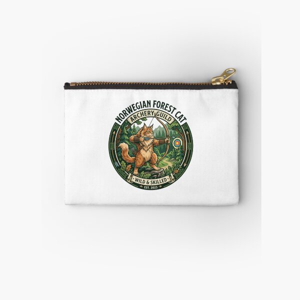Item preview, Norwegian Forest Cat Archery Guild Longbow Arrow Target designed and sold by PictoVibe.