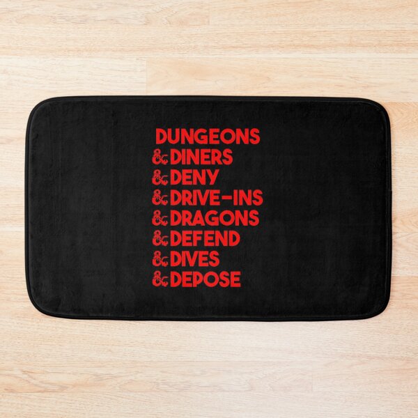 Item preview, Dungeon & Diners & Deny & Drive-ins & Dragons & Defend & Dives & Depose designed and sold by Saroobadoop.