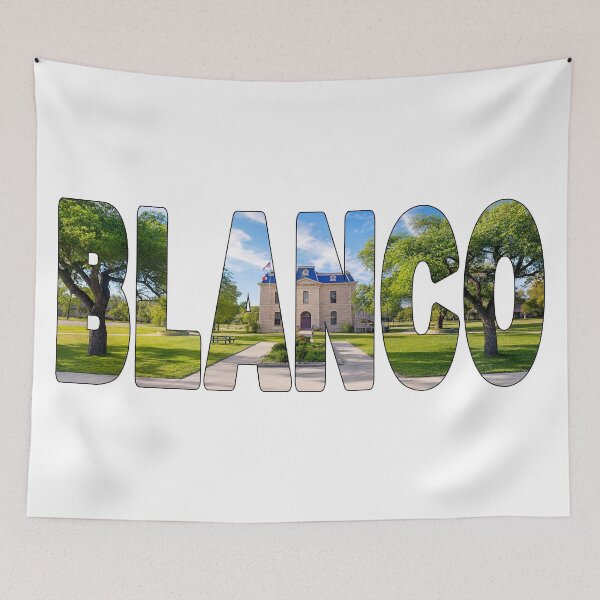 Item preview, BLANCO - Blanco County Texas Historic Courthouse Square Park Sunny designed and sold by Adam Gormley.