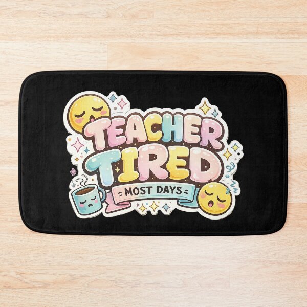 Item preview, Teacher Tired (Most Days) Sticker | Funny Teacher Sticker For Laptops, Water Bottles & Teacher Gifts designed and sold by FestivityFinds.