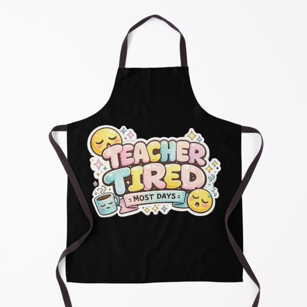 Item preview, Teacher Tired (Most Days) Sticker | Funny Teacher Sticker For Laptops, Water Bottles & Teacher Gifts designed and sold by FestivityFinds.