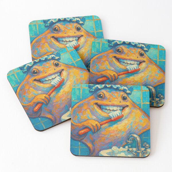 Item preview, Abstract Painting of Toothy Stingray | Whimsical Cute Ocean Creature Illustration | Colorful Modern Coastal Wall Art Print designed and sold by PaintedPixels01.