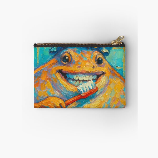 Item preview, Abstract Painting of Toothy Stingray | Whimsical Cute Ocean Creature Illustration | Colorful Modern Coastal Wall Art Print designed and sold by PaintedPixels01.