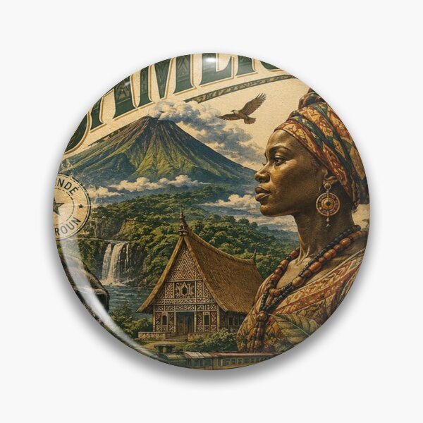 Item preview, Travel Cameron Vintage Stamp designed and sold by ernestbullone.