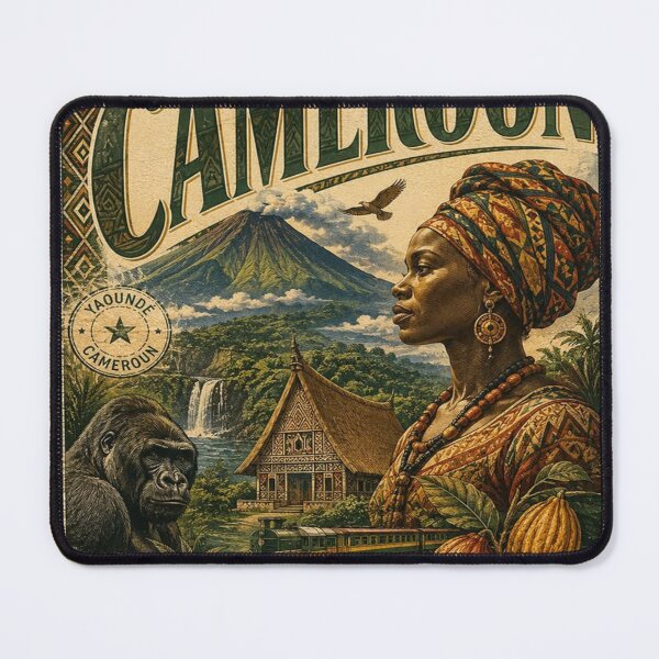 Item preview, Travel Cameron Vintage Stamp designed and sold by ernestbullone.