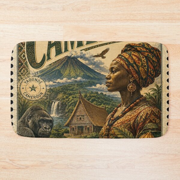 Item preview, Travel Cameron Vintage Stamp designed and sold by ernestbullone.