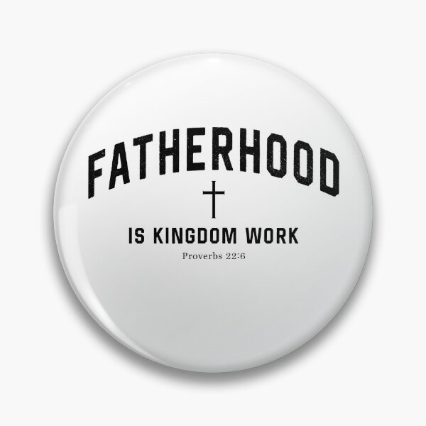 Item preview, Fatherhood is Kingdom Work Christian Dad Humor designed and sold by nosu-art-pod.