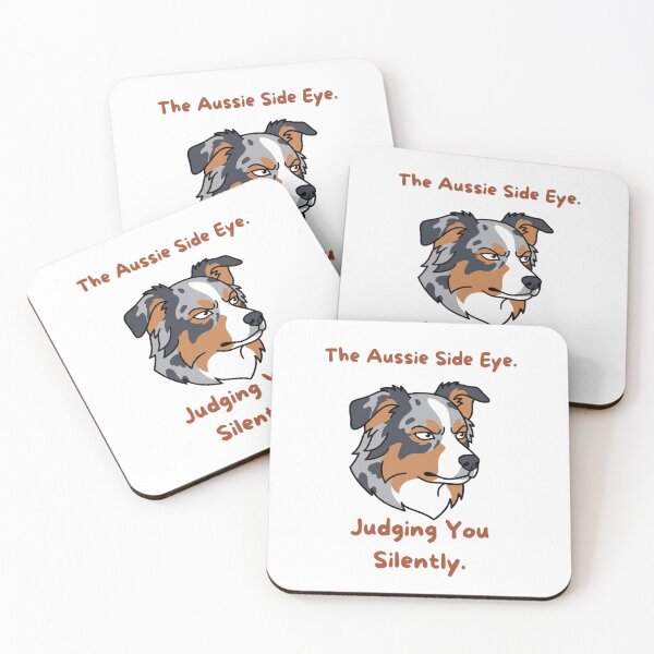 Item preview, The Aussie Side Eye Funny Australian Shepherd Dog designed and sold by SW Shop.
