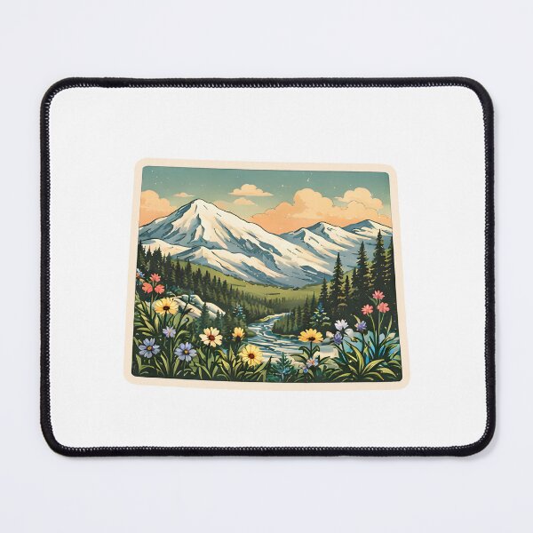 Item preview, Colorado State Map Watercolor designed and sold by ChemicalXShop.
