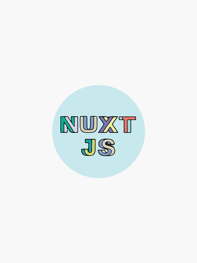 Nuxt Js Light Blue (Small) by krutie