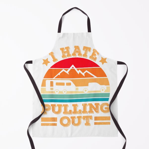Item preview, Retro Vintage Mountains I Hate Pulling Out Funny Camping T-Shirt designed and sold by SavsMerch.